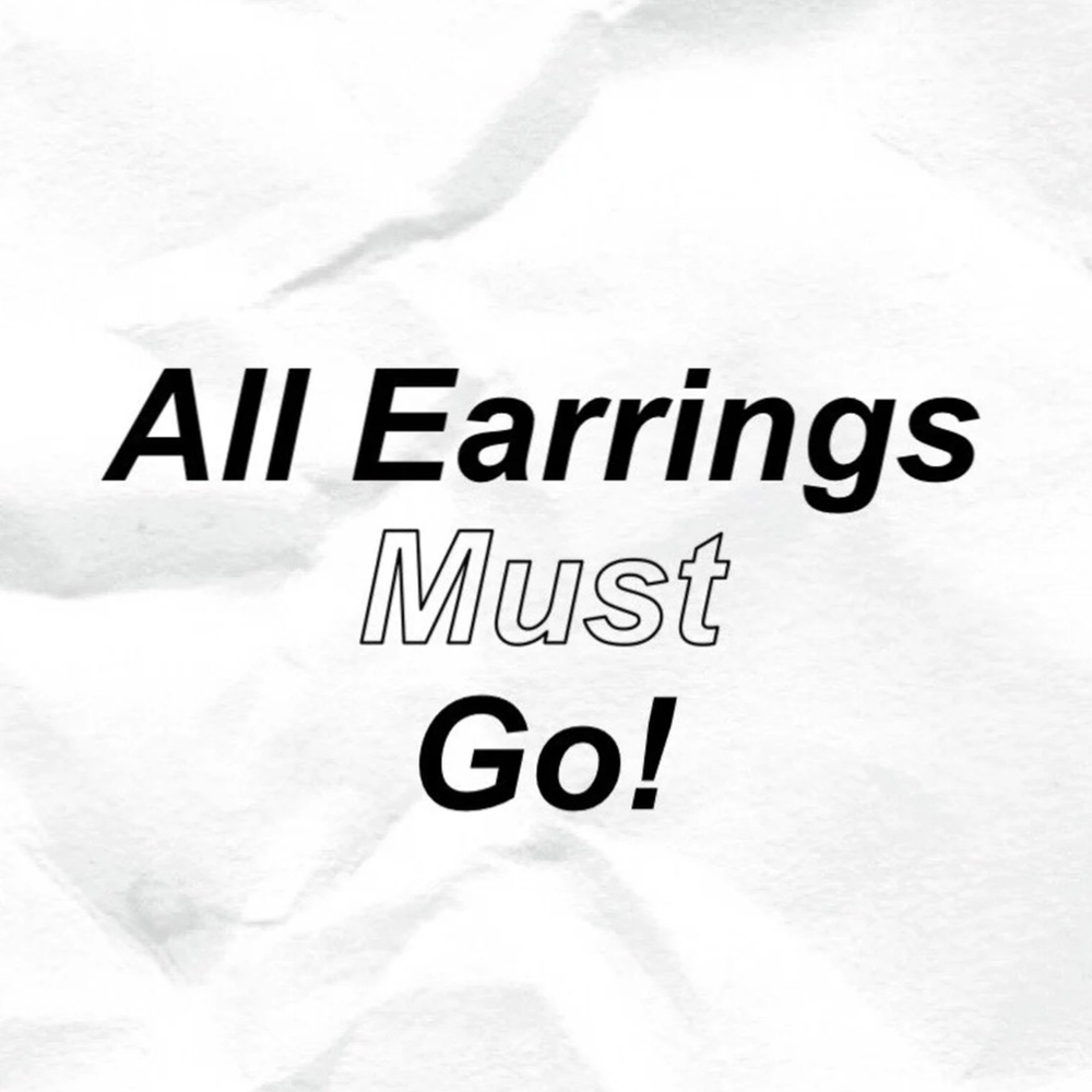 All earrings MUST GO! Handmade - Picture 1 of 3